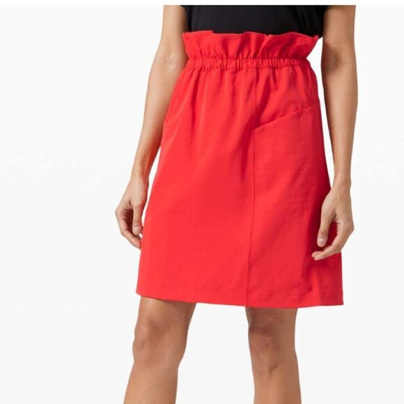 Lululemon Trip Taker Skirt Carnation Red - Picture 6 of 6